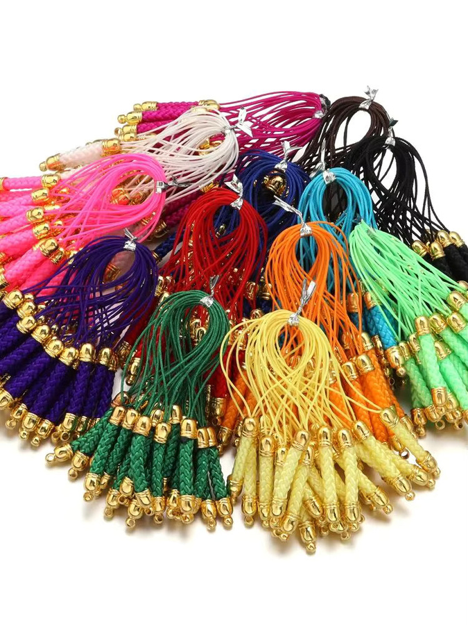 Lanyard Lariat Riemen, Messing, Goldfarbe, Unisex - Bild 5