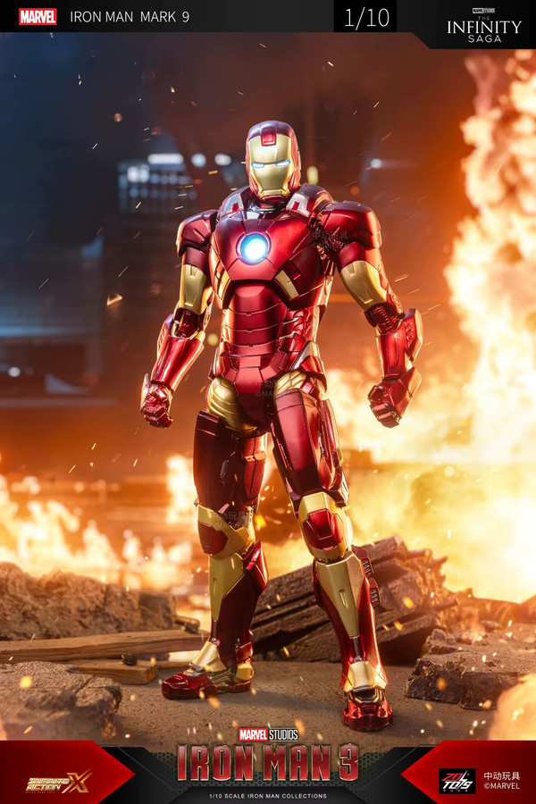 ZD Toys Marvel Iron Man Action Figure, 1:10, Set / Bundle - Bild 2