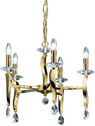 Brumberg Pendelleuchte Gold/Messing mit E14 Glühlampe - Bild 1