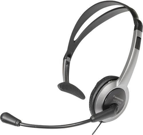 Panasonic RP-TCA 430 On-Ear Headset kabelgebunden Mono in Silber und Schwarz mit Mikrofon-Stummschaltung - Bild 1