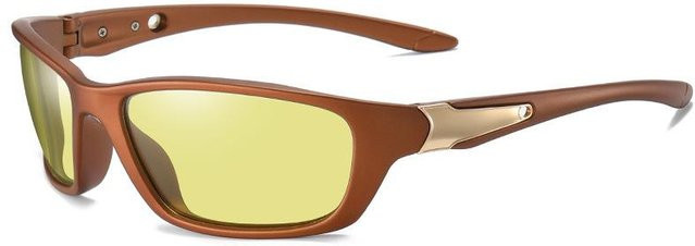 Binchi Outdoor Equipment Sportsonnenbrille, Vollrand, Square, Kunststoff, Braun - Bild 1