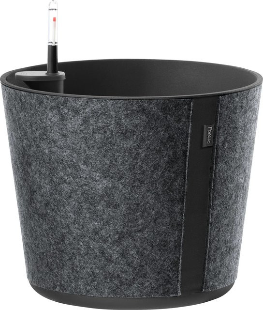 Poétic Pflanztopf Casa Sleeve in Anthrazit mit modernem Design, Durchmesser: 26 cm, Höhe: 22 cm - Bild 1