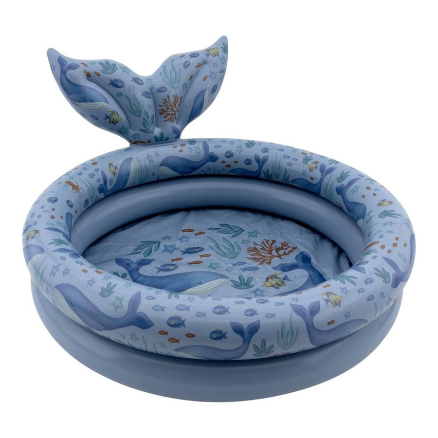 Little Dutch Planschbecken Ocean World Blau, Durchmesser: 80 cm - Bild 1