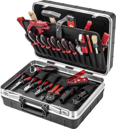 Cimco ECO Plus 172021 Lehrlinge Werkzeugkoffer bestückt 26teilig Schwarz B/T/H: 45,5 x 39,5 x 20,5 cm - Bild 1