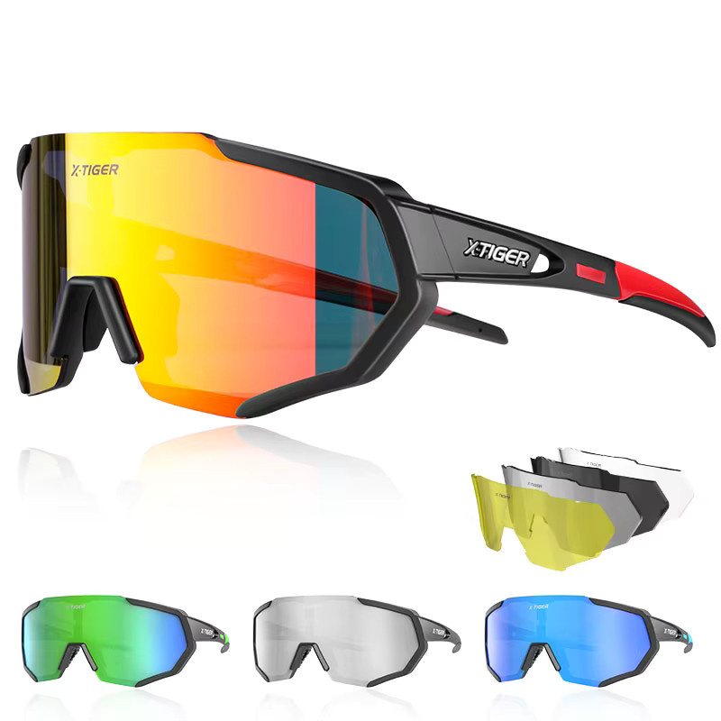 X-TIGER Sportsonnenbrille, photochrom, polarisiert, Kunststoff - Bild 7
