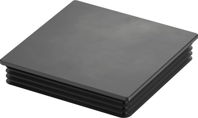 Ecofix Pfostenstopfen aus Kunststoff in Anthrazit B/B: 6,0 x 6,0 cm - Bild 1