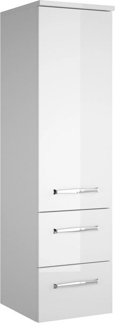 Pelipal Bad-Hängeschrank Trentino Weiß Hochglanz mit Soft-Close-Türen und Regalböden - Bild 1