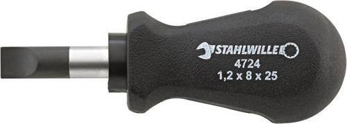 Stahlwille Schlitz-Schraubendreher Vergaserschraubendreher Schwarz, Breite: 1,0 mm, Tiefe: 5,5 mm, Höhe: 25 mm - Bild 1