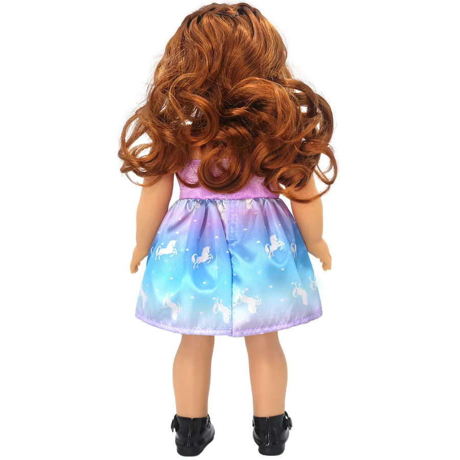 LIN KUN Puppenkleid, Einhorn, Puppenkleidungszubehör, Bunt / Mehrfarbig - Bild 2