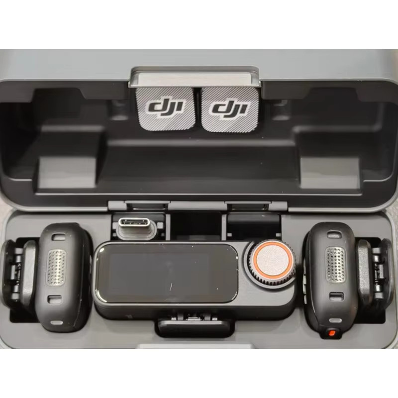 DJI Mic 3 Funkmikrofon Set mit 1 Sender und 1 Empfänger in Schwarz und Grau mit Lavalier-Mikrofon und USB-C sowie 3,5 mm Klinkenanschluss - Bild 5