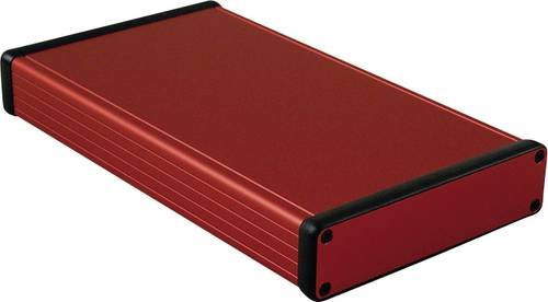 Hammond Electronics Profil-Gehäuse 1455P2201RD in Rot, B/T/H: 220 x 125 x 30,5 mm - Bild 1