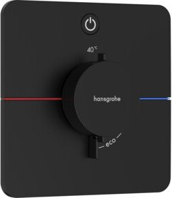Hansgrohe Thermostat ShowerSelect Comfort Q UP Unterputz-Duscharmatur mit Safety Stop in Mattschwarz - Bild 1