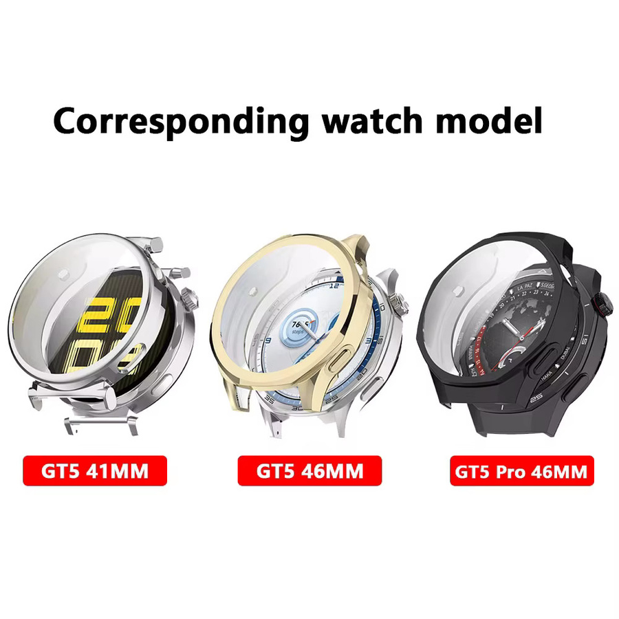 XTargo Uhrenzubehör für Huawei Watch GT5 Pro, Kunststoff, Silber, Unisex - Bild 2