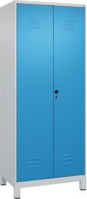 C+P PSA Doppel-Spind Classic PLUS mit 2 Abteilen, Füße, Verschluss Sicherheits-Drehriegel, B/T/H: 80 x 50 x 195 cm - Bild 1
