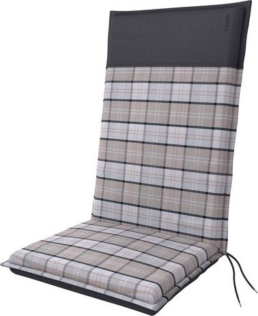 DOPPLER Auflage Casa in Rot mit Baumwoll-Polyester-Mix, B/H/L: 48 x 6 x 119 cm - Bild 1