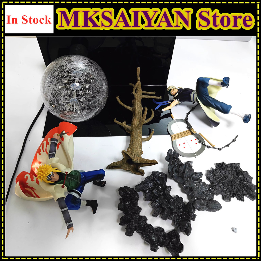 Bandai Naruto Shippuden Minato Namikaze VS Uchiha Obito Action Figur, PVC Modell - Bild 2