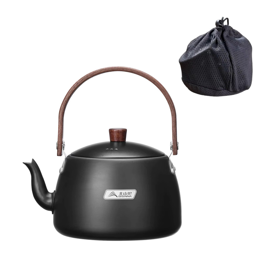 BISINNA Camping-Wasserkocher aus Aluminiumlegierung in Schwarz, 1 l - Bild 5