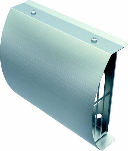 Helios Außenwandblende IP-FBA 180 B aus Edelstahl in Silber - Bild 1