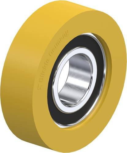 Blickle Führungsrolle FTH 70x20/25-15K in Gelb mit Kunststoffrad, Durchmesser: 70 mm, Tragfähigkeit: 150 kg - Bild 1