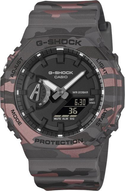Casio G-Shock Armbanduhr, Quarz, Kunststoff, 45 mm, Herren, Schwarz - Bild 1