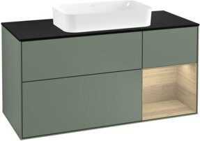 V&B Waschtischunterschrank Finion in Lackoptik, Breite: 120 cm, Tiefe: 50,1 cm, Höhe: 50,1 cm - Bild 1