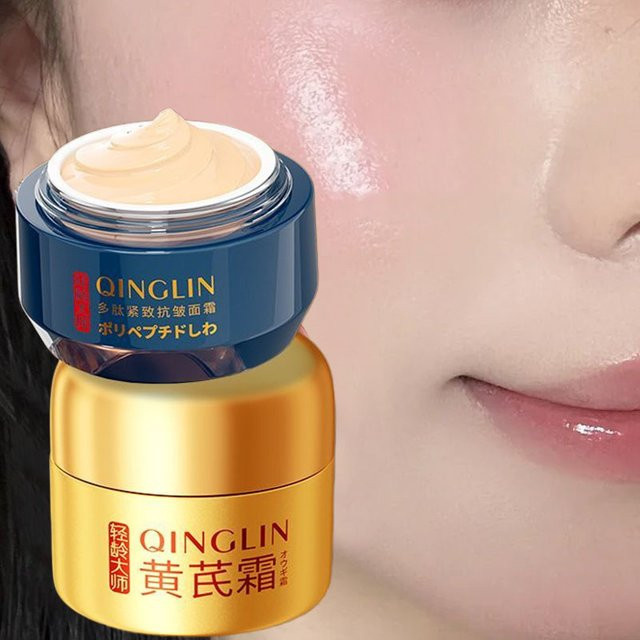 QINLIN Astragalus Anti-Falten-Creme, Gesicht, Feuchtigkeitscreme - Bild 1