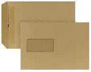 POSTHORN Versandtasche DIN B5 aus Kraftpapier, selbstklebend, Braun/Beige - Bild 1