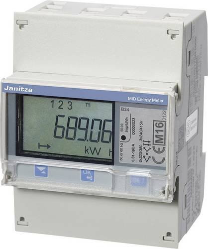 Janitza Electronic Messwandlerzähler B24 311-10J in Weiß mit integriertem S0-Schnittstelle - Bild 1