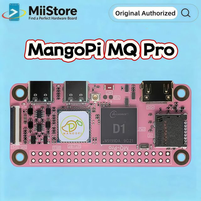 MangoPi MQ Pro Allwinner D1 Single Board Computer mit RISC-V Architektur und 512MB oder 1GB RAM - Bild 1