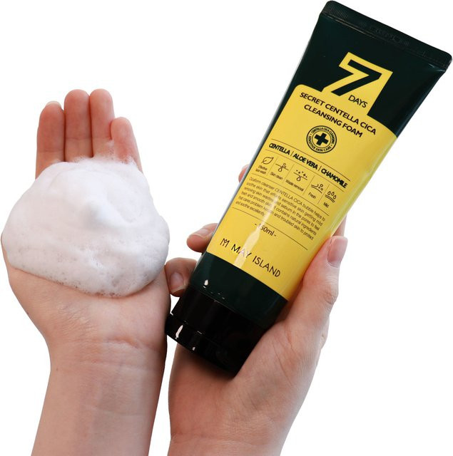 May Island 7 Tage Geheimnis Centella Cica Reinigungsschaum, 150 ml, Teebaum, empfindliche und unreine Haut - Bild 1