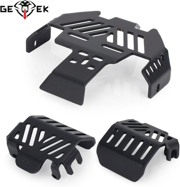 Traxxas Metall-Chassis-Schutzplatte, 3-teiliges Set, Zubehör - Bild 1