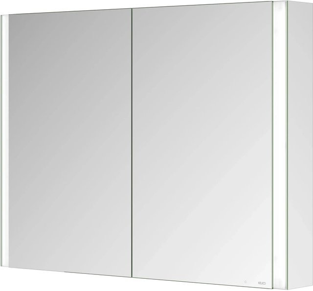 KEUCO Aufputz-LED-Spiegelschrank Royal Diez mit 2 Türen, Breite: 100 cm, in Weiß und Silber - Bild 1