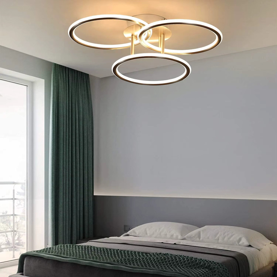 Nettlife LED Deckenleuchte in modernem Ringdesign, Weiß, 41 W, Warmweiß 3000 K, aus Aluminium und Metall - Bild 8