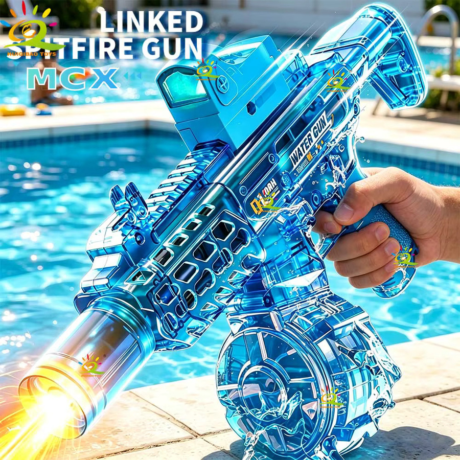 HUIQIBAO Elektrische Wasserpistole mit Flammeneffekt, Automatische Hochdruck-Spritzpistole - Bild 4