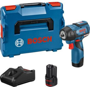 Bosch Professional Akku-Drehschlagschrauber GDS 12V-115 in Blau/Schwarz mit 2 x 3,0 Ah Li-Ion Akkus und L-BOXX - Bild 3