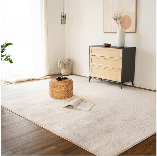 HOME DELUXE Kurzflor Teppich FOFI in Creme, B/T: 110 x 60 cm - Bild 1