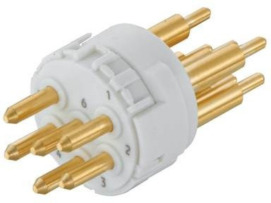 HARTING M23 Einsatz 09151062603 in Weiß mit 6 Polen aus Kunststoff - Bild 1