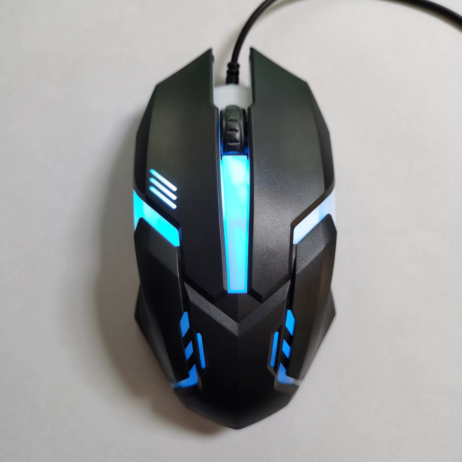 Nexusclick RGB Gaming-Maus mit Kabel, optische USB-Maus für PC und Laptop, erhältlich in Schwarz oder Weiß - Bild 4