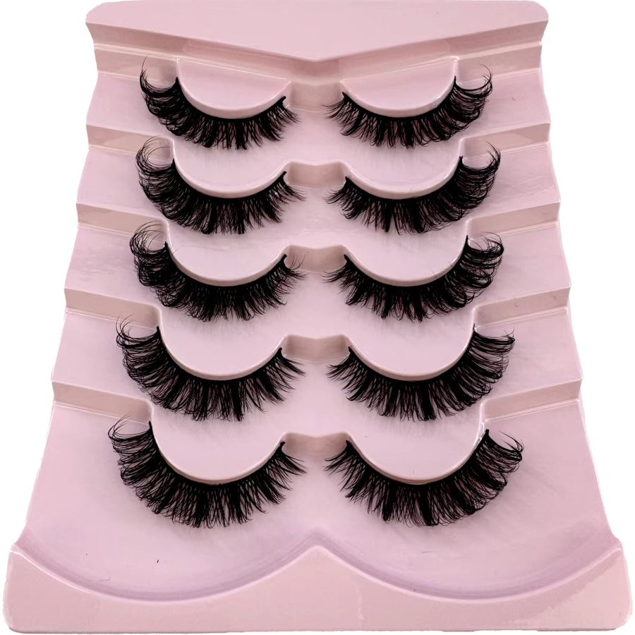 AMSDCN Kunstwimpern, Black, DD-Curl, 5 Paar - Bild 2