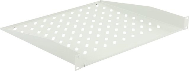Lanview Rackmount Shelf 1U 19 Zoll, Tiefe: 40 cm, Weiß, RAS205WH - Bild 1