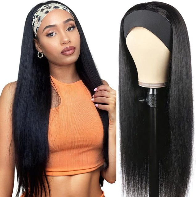 Suri Hair Stirnband-Perücke, 28 Zoll, Schwarz, Damen - Bild 1