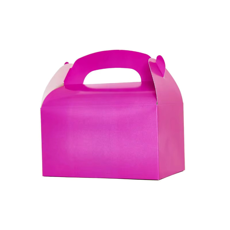 20 Stück Weihnachts-Kuchenboxen aus Papier in Blau und Multicolour als Geschenkverpackung für Backwaren und Süßigkeiten - Bild 4