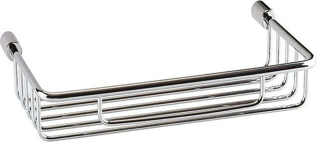 Brillantbad BYTRO Seifenkorb aus Metall in Silber Chrom poliert, Wandmontage, B/H/T: 10,0 x 15,5 x 2,5 cm - Bild 1