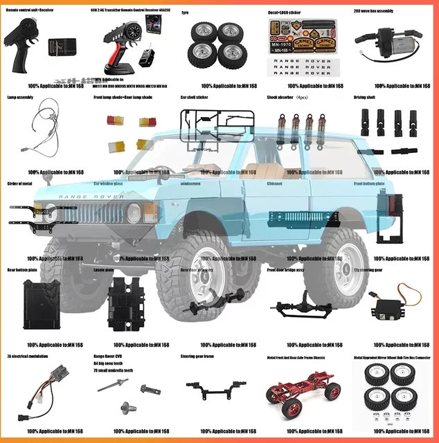 BEIBAO MN168 Auto Zubehör, Metall, Glasfaser - Bild 1
