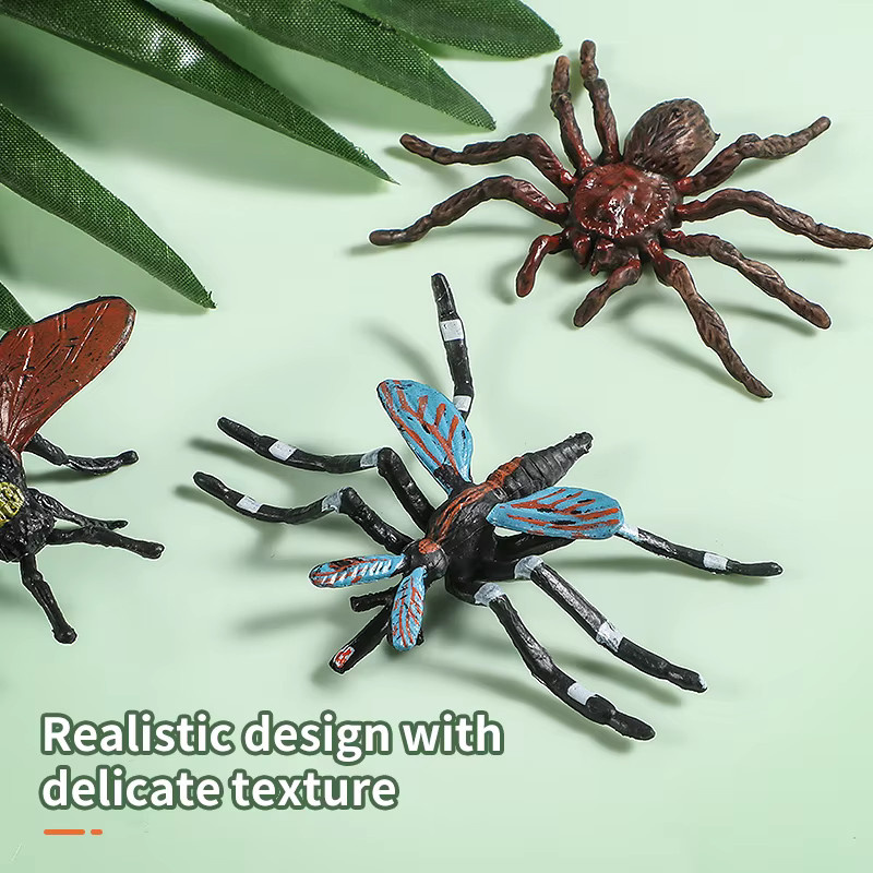 XIALIBAOMOWAN Mini-Insektenstatuen-Set, Lernspielzeug, 12-teiliges Set - Bild 5
