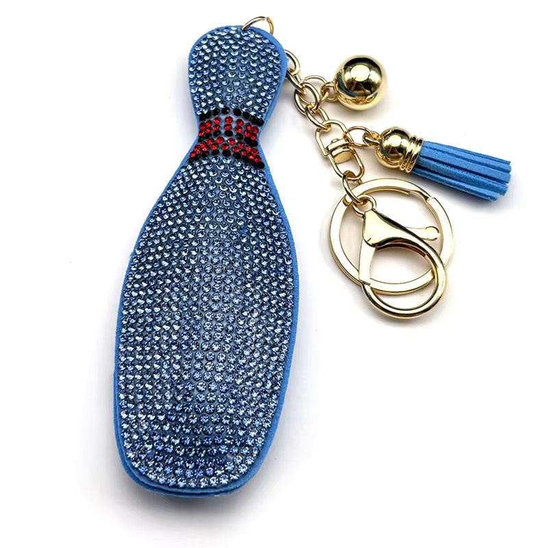 AFAWA Schlüsselanhänger, Blau, Kristall, Unisex - Bild 3