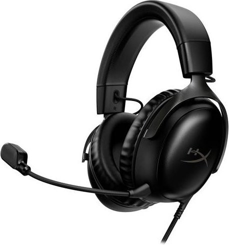 HyperX Cloud III Wired Gaming Headset Over-Ear Schwarz für PC, PS5 und Xbox Series X/S mit 3,5 mm Klinke und USB-A - Bild 1