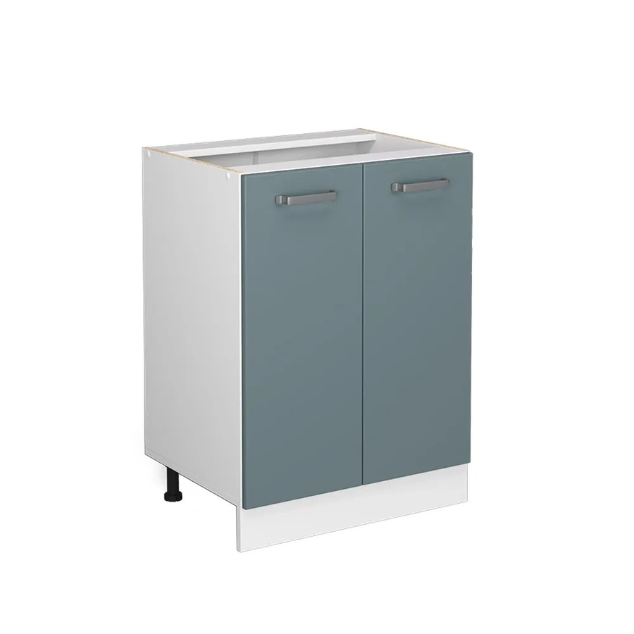Vicco Küchenunterschrank R-Line Blau-Grau Weiß Matt Breite: 60 cm - Bild 2