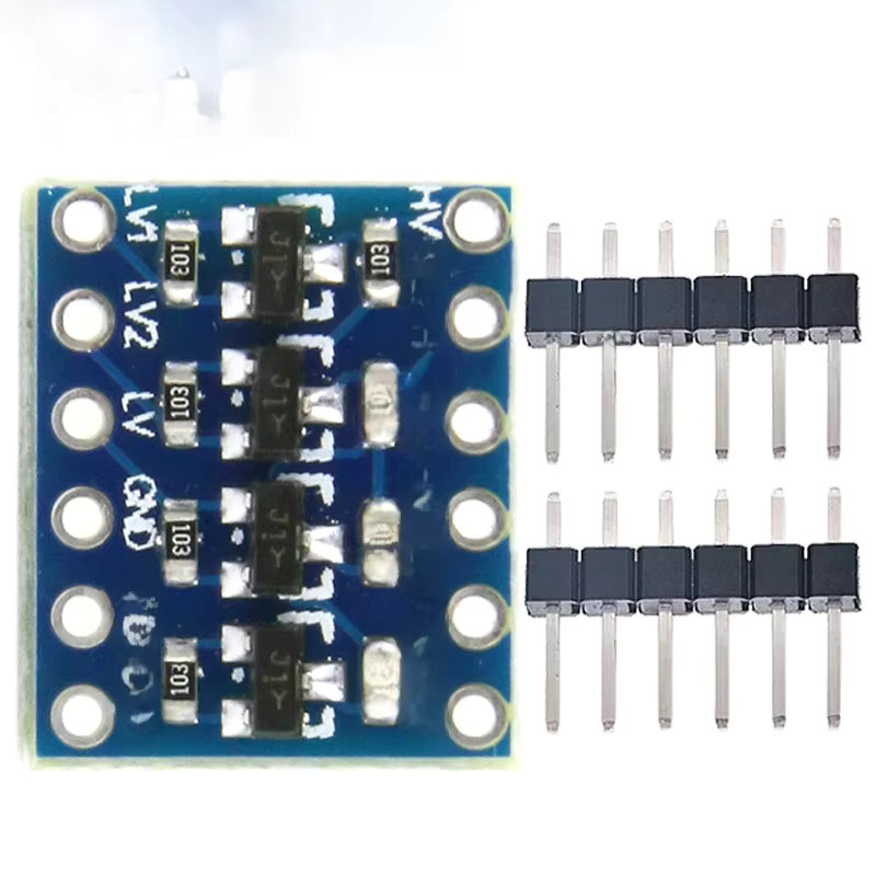 10 Stück Si Tai&SH 4-Kanal IIC I2C Bidirektionales Logic Level Converter Modul 5V bis 3,3V in Blau - Bild 3