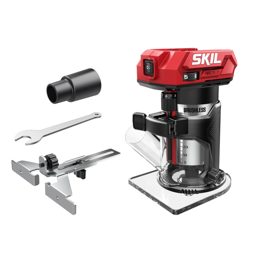Skil Akku-Kantenfräse 3170CA Compact Bürstenlos in Rot, ohne Akku und Ladegerät - Bild 2